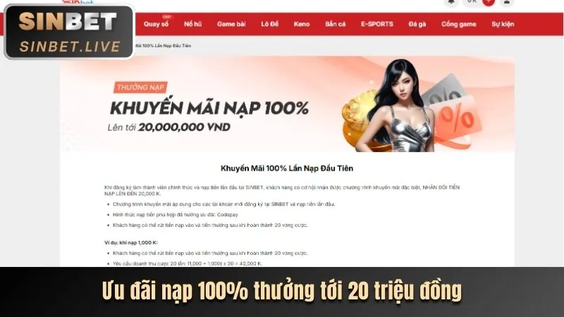 Ưu đãi chào mừng 999ok info
